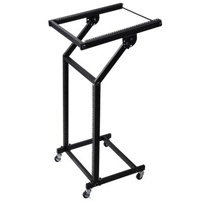 12U 19" Rack Mount Mixer Stand Studio Cart Stage Amp Adjustable Music Party Show - Image 1 of 4