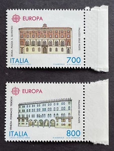 Italy 1990 Lot of 2 Mint Europa Stamps. Post Offices 1812-1813 MNH - Picture 1 of 2