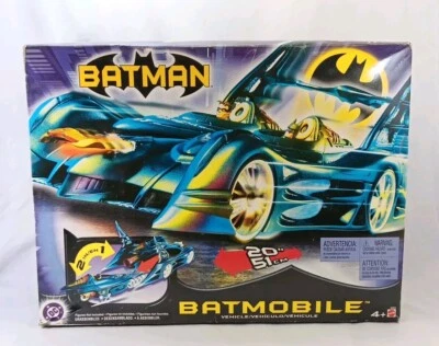 Batman BATMOBILE 2 en 1 con motocicleta DC Mattel 2003 (sin montar) Foto 1 de 4