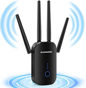 Ripetitore Wifi Potente per Casa, 1200Mbps Wifi Extender 5Ghz & 2,4Ghz Dual Band - Foto 1 di 12