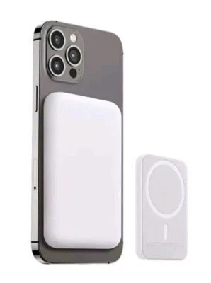 Power bank Magnetico Portatile 12000mAh Caricabatterie Magnetico Iphone Magsafe - Immagine 1 di 3