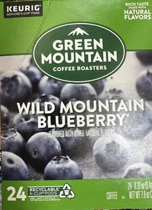 Green Mountain Coffee Roasters, Wild Mountain Blueberry 22 K-Cup Coffee 3/26 - Picture 1 of 2