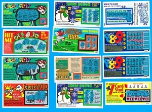 New Hampshire vintage expired lottery scratch tickets lot of 12 older tickets - Picture 1 of 2