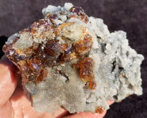 550g New Find Rare Natural Wine Red Sphalerite QUARTZ Crystal Specimen ip1615 - Picture 1 of 12