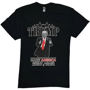 President Donald Trump 2024 MAKE AMERICA GREAT AGAIN THUMBS UP Shirt MAGA USA - Picture 1 of 1