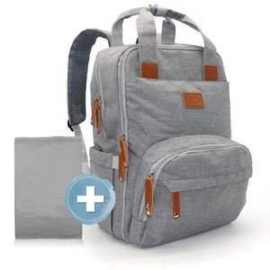 Emadele Wickelrucksack große Kapazität Wickeltasche mit Wickelunterlage - Bild 1 von 10