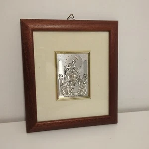 Beata Vergine di Pompei - Lastra in Argento 925 - Collezione Immagine - Foto 1 di 3