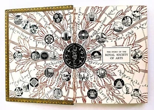 STORY of THE ROYAL SOCIETY OF ARTS - SIGNED PRESENTATION COPY ZAEHNSDORF BINDING - Picture 1 of 15