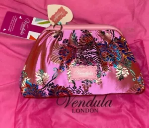 VENDULA LONDON: VENDULA FLOWERS "clutch" evening handbag, new, €120 - Picture 1 of 21