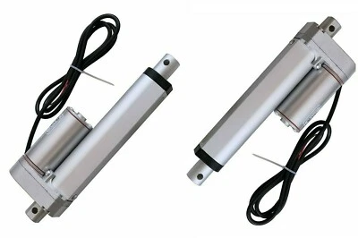 2-Pack 12V DC 1500N Push 1200N/Pull 4-inch 100mm Stroke Linear Actuators - Image 1 of 4