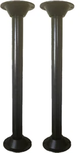 2 x Island Table Leg Set Kit- Black - caravan campervan Marine boat motorhome - Picture 1 of 2