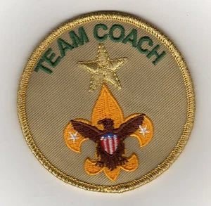 Team Coach Unit Leader Award of Merit Position Patch, "Scout Stuff" Back, Mint! - Picture 1 of 1