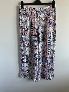 Cerulean Collection Wide Leg Summer Trousers Size L - Picture 1 of 4