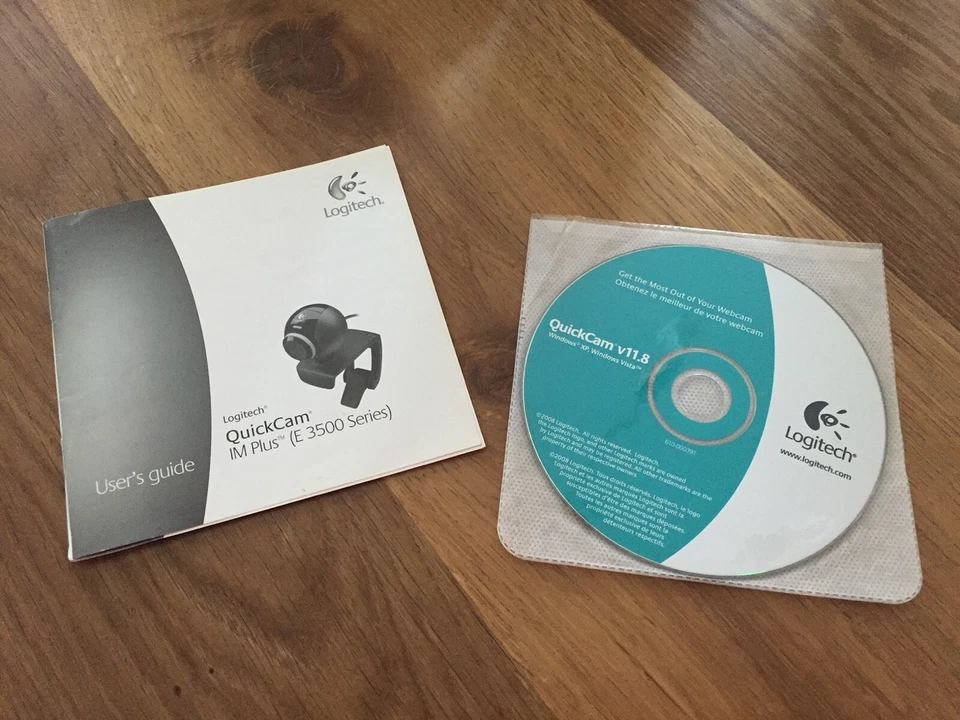 SOFTWARE LOGITECH QUICKCAM V11.8 PARA WINDOWS XP, WINDOWS VISTA + GUÍA DEL USUARIO Foto 1 de 1