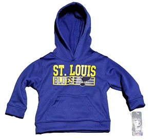 Kleinkind St. Louis Blues Kapuzenpullover offiziell lizenziert NHL Größe 4T neu mit Etikett - Bild 1 von 2