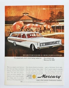 Anuncio de coche grande - Mercury Colony Park Wagon 1965 (póster impreso en publicidad) - Imagen 1 de 1