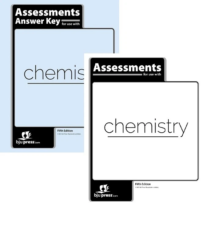 BJU Press - Chemistry Assessments 519793 and Assessment Key 519801 *5th Edition* - Image 1 of 1