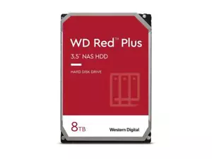 WD Red Plus 8TB Festplatte 3,5" Interne HDD (SATA/600) 5640rpm NAS - Bild 1 von 3