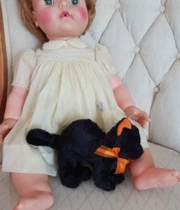 Fun HALLOWEEN ~ BLACK *SCAREDY* CAT ~ Stuff Plush TY Beanie 2.0 Kitty Cat - Picture 1 of 6