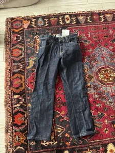 Pantalones de mezclilla PRPS Heirloom pierna recta 31 X 30 azul lavado oscuro hechos en EE. UU. - Imagen 1 de 10