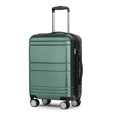 Equipaje de mano 22x14x9 aprobado por aerolínea con bloqueo TSA carcasa rígida de transporte S... Foto 1 de 4