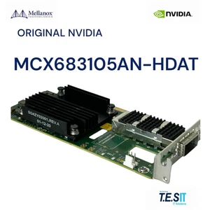 NVIDIA Mellanox® MCX683105AN-HDAT ConnectX-6 DE, HDR, Single QSFP56, PCIe 4.0 - Picture 1 of 3