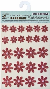 6 Pack - Little Birdie Pearl Butterfly 15/Pkg-White - PRLBTRF1-70264 - Bild 1 von 2