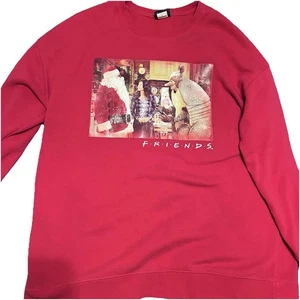 Friends Santa Chandler Bing Monica Gürteltier Ross X-MAS Sweatshirt Unisex Large - Bild 1 von 6
