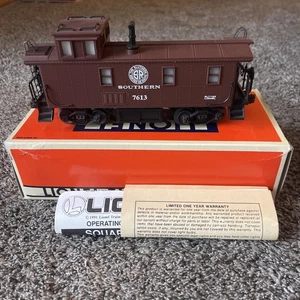 Lionel 6-17613 Spur O Southern Steelside quadratisches Fenster Dienstwagen Rauch #7613 EUC - Bild 1 von 10