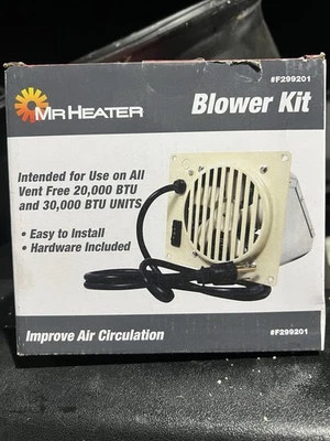 Mr Heater F299201 拉丝通风口免费有线鼓风机套件 全新 — 第 1/2 张图片