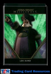 2024 Topps Star Wars Masterwork #43 Lok Durd Green #/99 - Picture 1 of 2