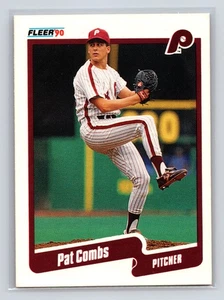 Tarjeta de béisbol Fleer 1990 - Pat Combs #553 Philadelphia Phillies - Imagen 1 de 2