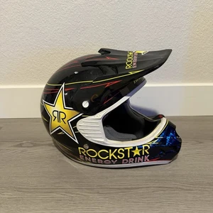 Rockstar MSR Youth Helmet  Size YS 47-48cm - Motocross Dirtbike Offroad Rare - Picture 1 of 6