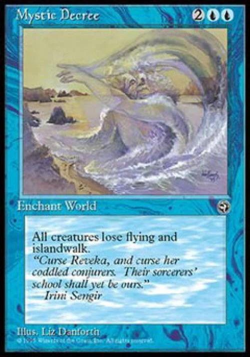 Mystic Decree - Light Play MTG Homelands - Image 1 of 1