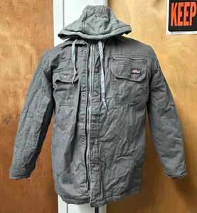 Dickies Men's Large 42/44 Gray Zip Up Jacket - Picture 1 of 5