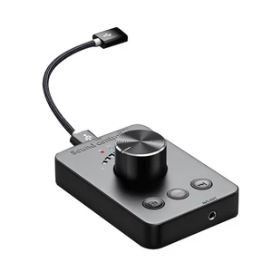 Audio Adjust USB Computer Volume Controller for Multimedia PC Speaker Laptop - Afbeelding 1 van 14