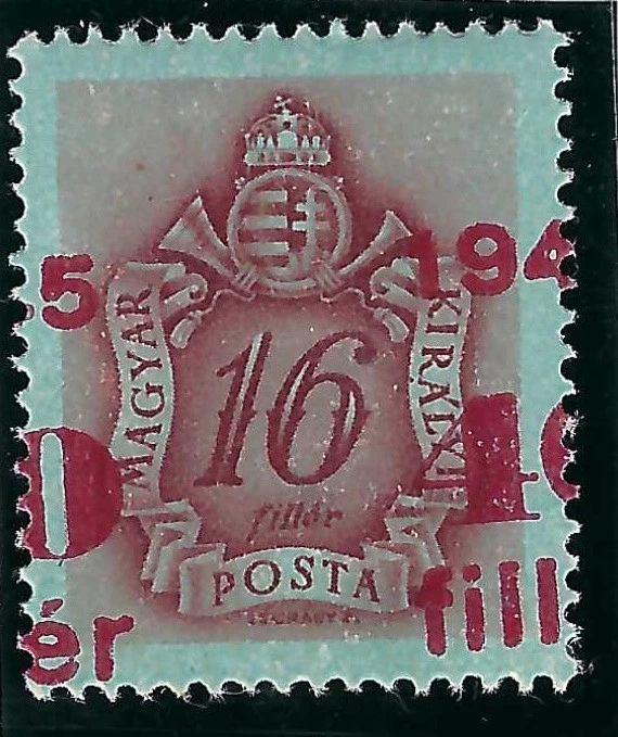 Sello de Hungría: ERROR - SC#J173 50% de descuento en recargo de registro; MHOG Foto 1 de 1
