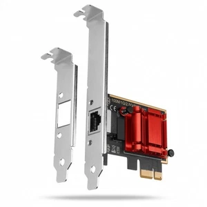 8595247906458 Adapter PCIe PCEE-G25 2.5 Gigabit Ethernet Realtek 8125, PXE, w. S - Zdjęcie 1 z 6