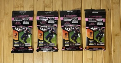 2021 PANINI MOSAIC FOOTBALL VALUE CELLO FAT PACK - (LOT OF 4) - Image 1 of 2