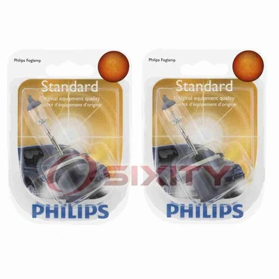 2 pc Philips Fog Light Bulbs for Dodge Attitude 2006-2010 Electrical qv - Image 1 of 4
