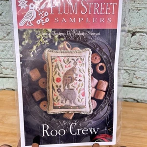 Plum Street Samplers Roo Crew Counted Cross Stitch Pattern Chart NEW Kangaroo - Picture 1 of 3