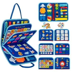 Toddler Busy Board Montessori Toys for 1 2 3 4 Year Old, Preschool Learning A... - Picture 1 of 7