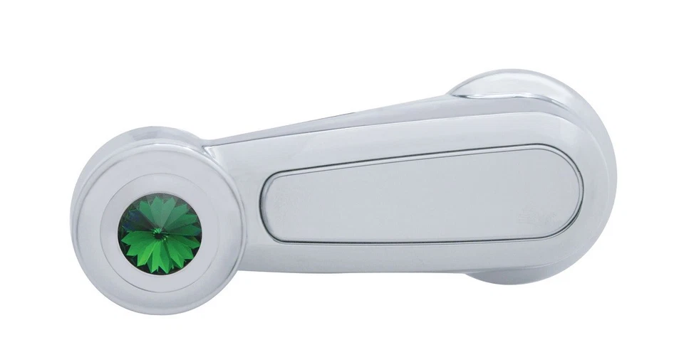 Manivela de ventana con cristal verde Peterbilt 379, 389, 388, 387, 386, 384 2006-18 Foto 1 de 1