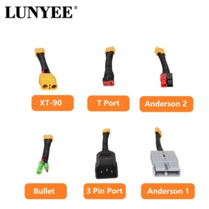 Ebike Battery XT60 T Port XT90 Plug Connector Battery Adaptor E-bike Scooter - Picture 1 of 14
