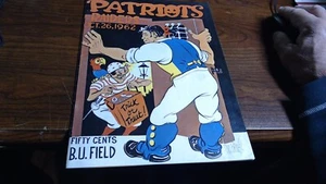 OCT 26 1962 Boston Patriots & RAIDERS Program SHARP CLEAN SHARP - Picture 1 of 6
