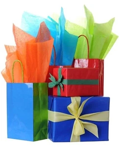 ANAS 120 Tissues Paper For Gift Gage, Mixed Colors Wrapping Paper Sheets. 20x26 - Picture 1 of 4
