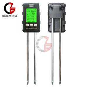 6-in-1 PH Tester Soil Water Moisture Light Test Meter Temp Humidity Test USA - Picture 1 of 14
