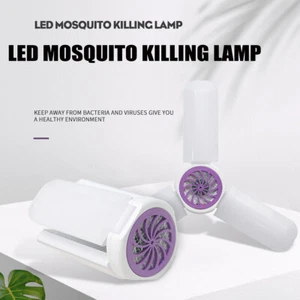 E27 Folding Lamp Fly Bug Zapper Mosquito Insect Killer LED Light Trap Pest Catch - Picture 1 of 6