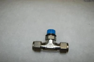 PARKER STECKER SAE-12 AUF 1/2 ROHR T-STÜCK 316 EDELSTAHL NEU - Bild 1 von 1