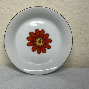 Vintage Japan Creative Porcelain Spring Flower Coaster Dipping Bowl 4” Trinket - Picture 1 of 5